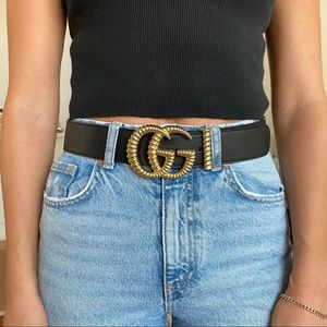 Gucci leather belt